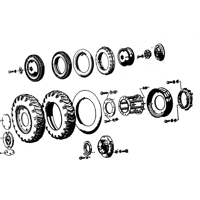 Lanz Le Percheron 7506 3506 HN2 HN3 HN4 HN5  Felge Sprengringfelge Radmutter Radbolzen 10-Loch Radgewichte Spurverbreiter Adapter