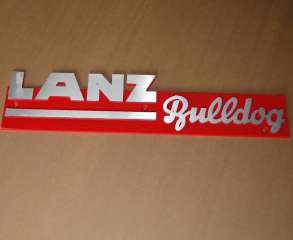 Lanz-Bulldog Schild D4016 4016 Alu-Guss